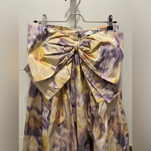 MSGM Bow Embellished Floral Skirt - Rare find! - Picture 7 of 16